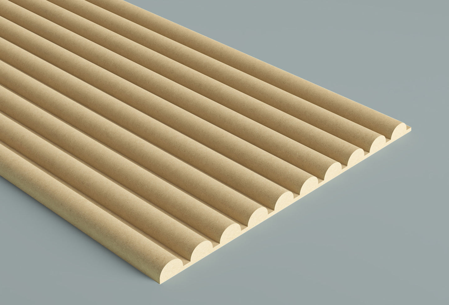 1/2" Reed with 1/4 " Flat Plank