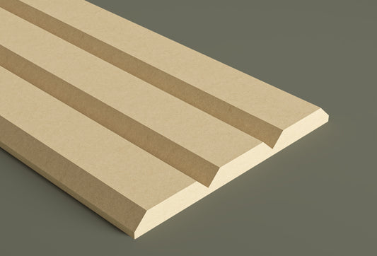 V Groove 90, 1" Groove,   3" to Center