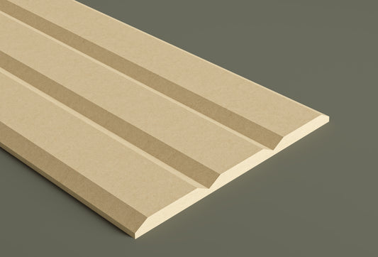 V Groove 120, 1" Groove,   3" to Center