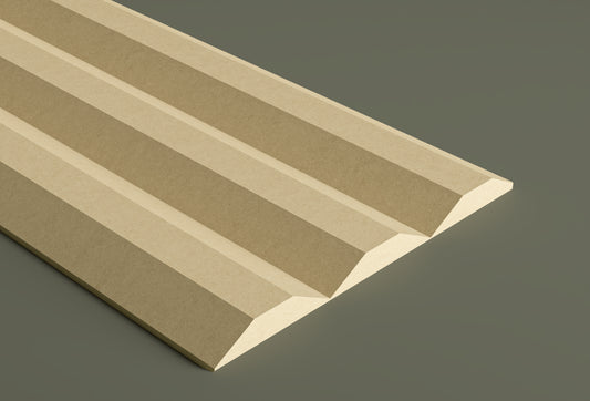 V Groove 120, 2" Groove,   3" to Center