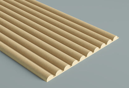 3/4" Reed with  1/4" Flat Plank
